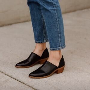 Madewell SZ 10 The Brady Lowcut Bootie Black